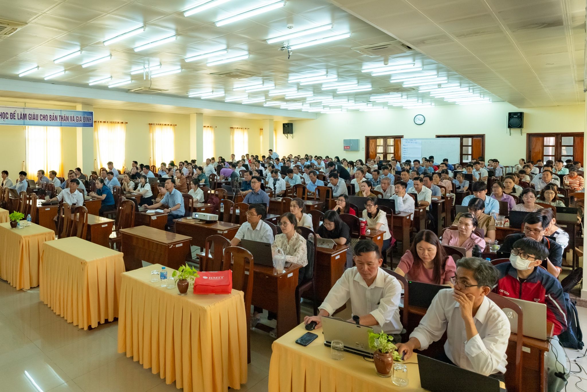 many teachers participated in the training