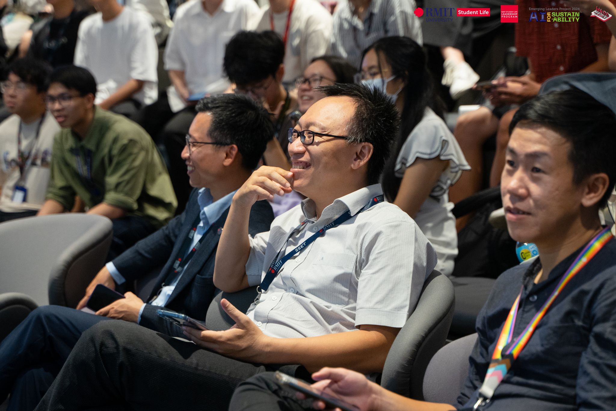 me attending the kick-off event