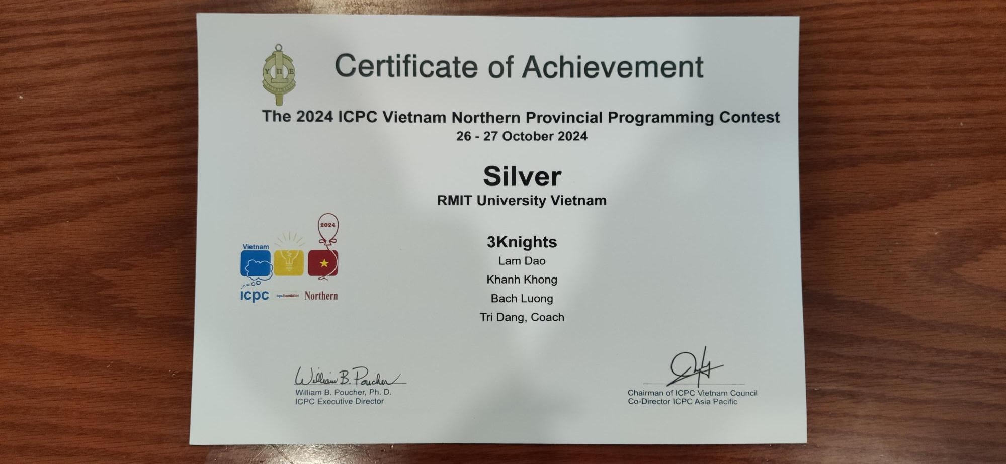 silver prize in the Northern region